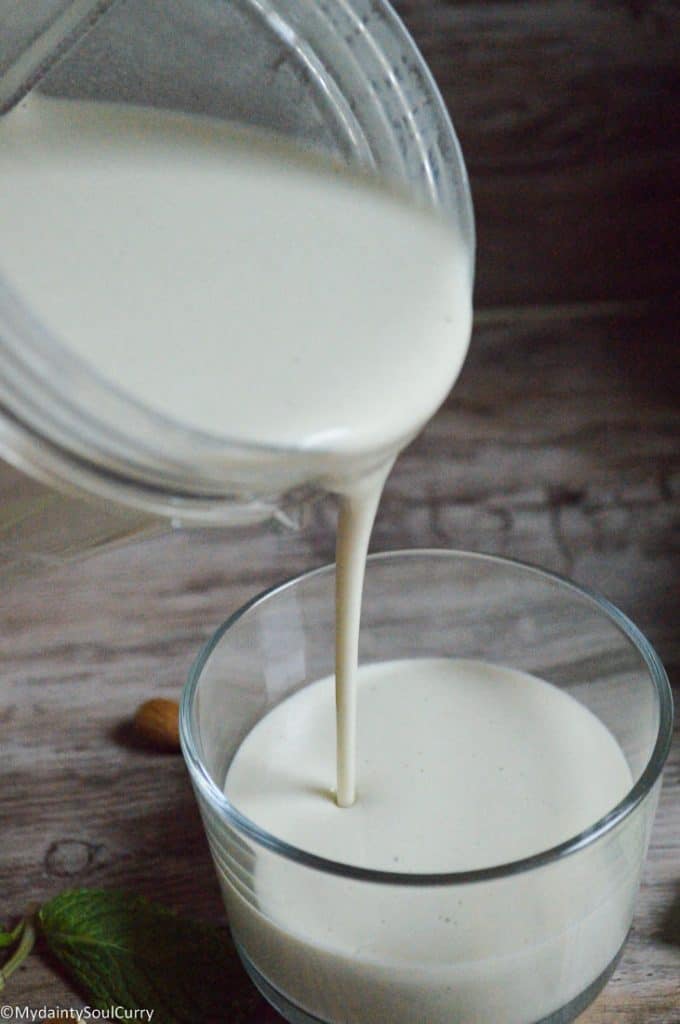 Vegan keto eggnog