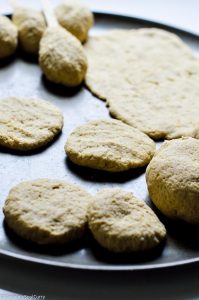 seitan dough shaping