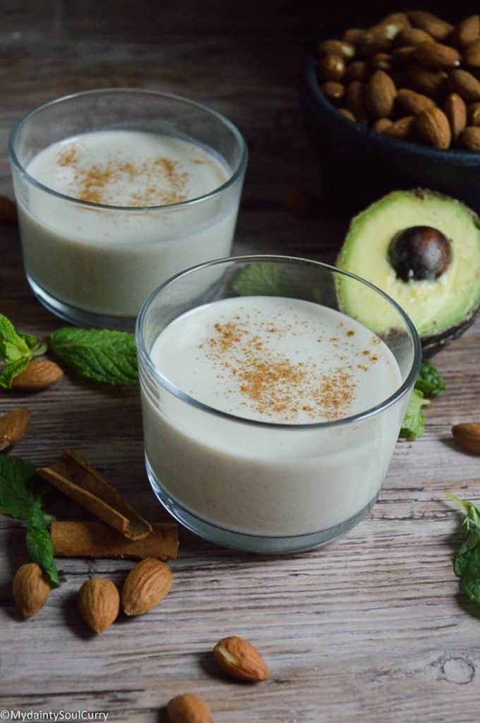 vegan keto eggnog