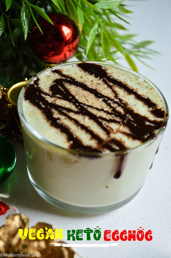 vegan keto eggnog