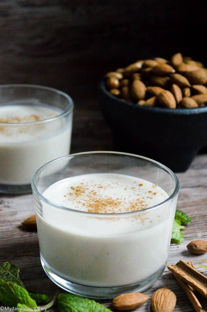 Vegan keto eggnog