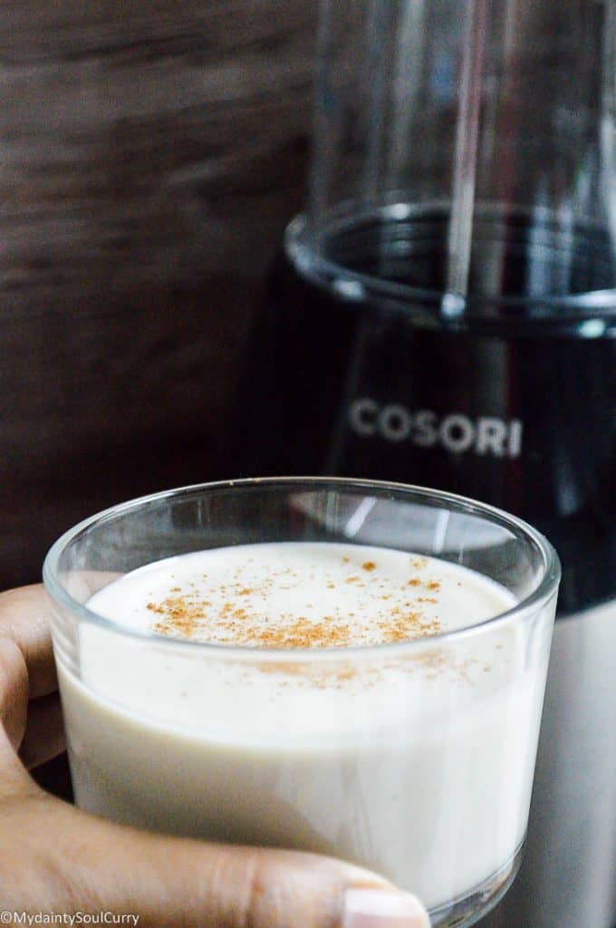 Vegan keto eggnog