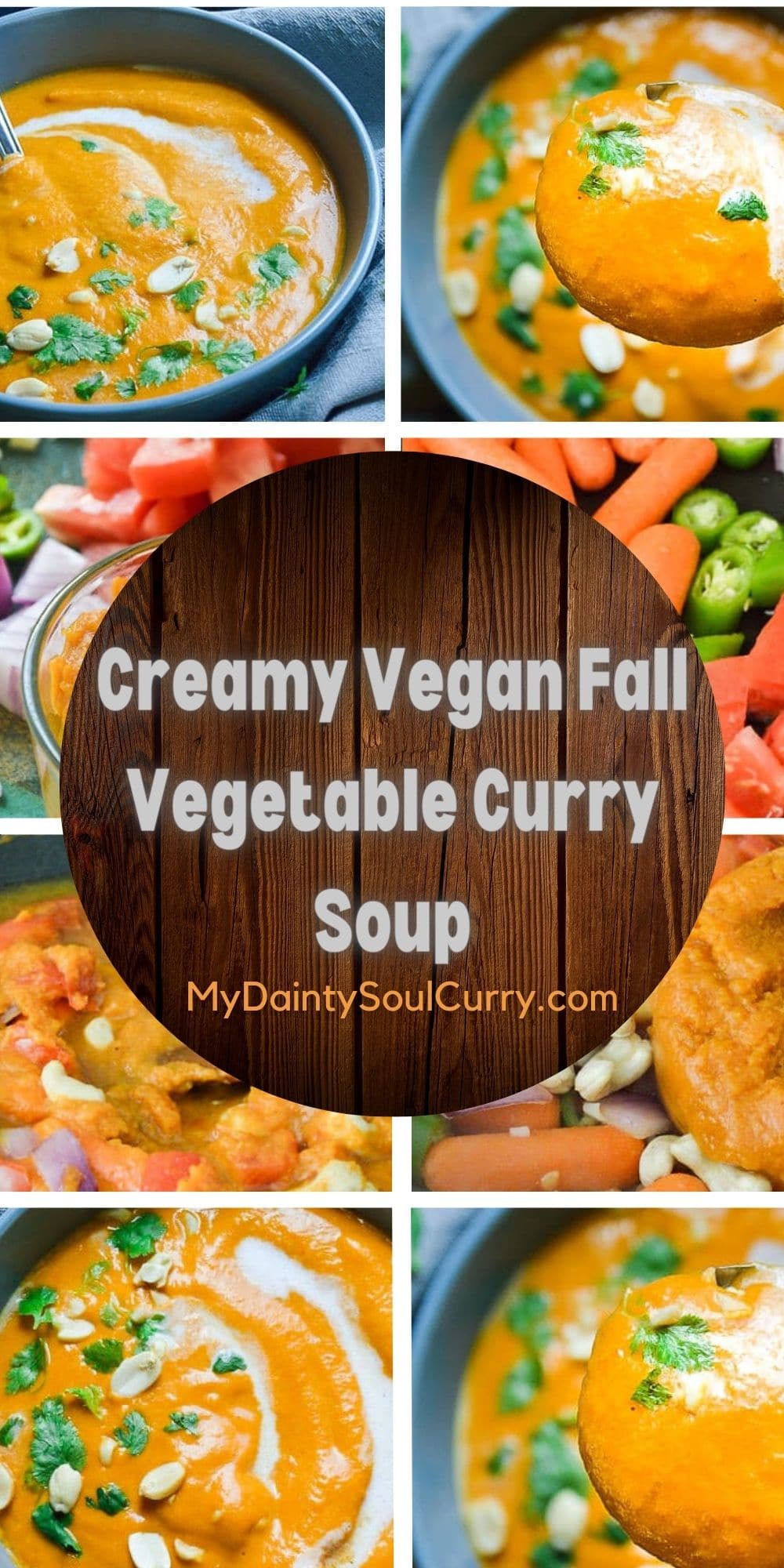 Creamy Vegan Fall Vegetable Curry Soup Recipe