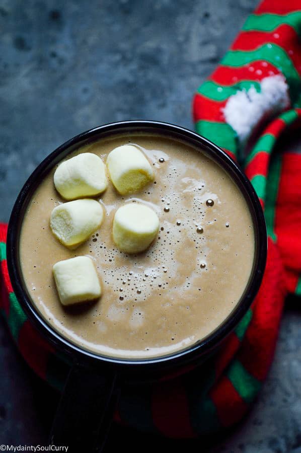 Vegan Keto Gingerbread Latte