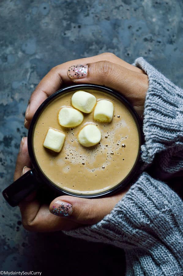 Vegan Keto Gingerbread Latte