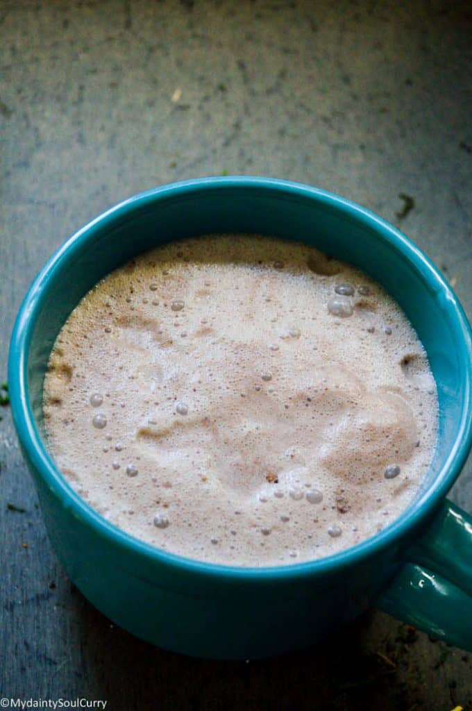 vegan keto chai hot chocolate