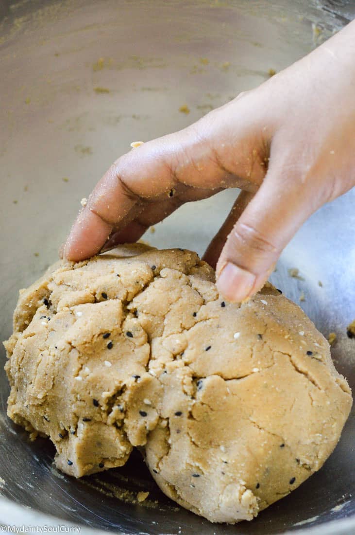 Indian sesame cookies 