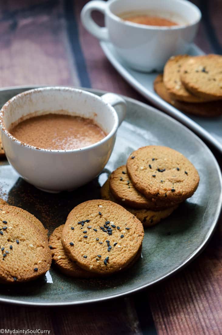 vegan keto sesame cookies