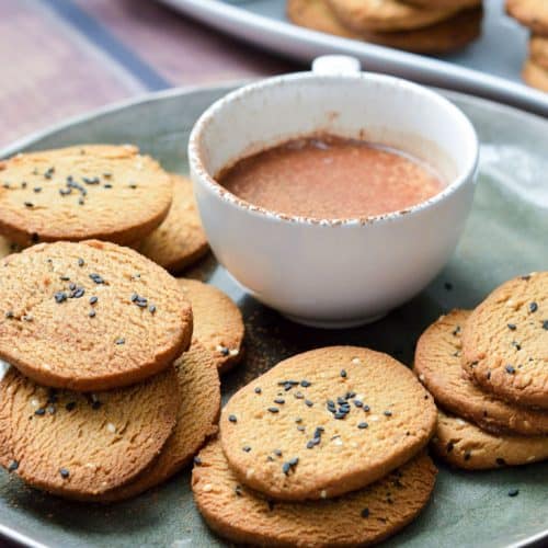 Vegan keto Sesame cookies