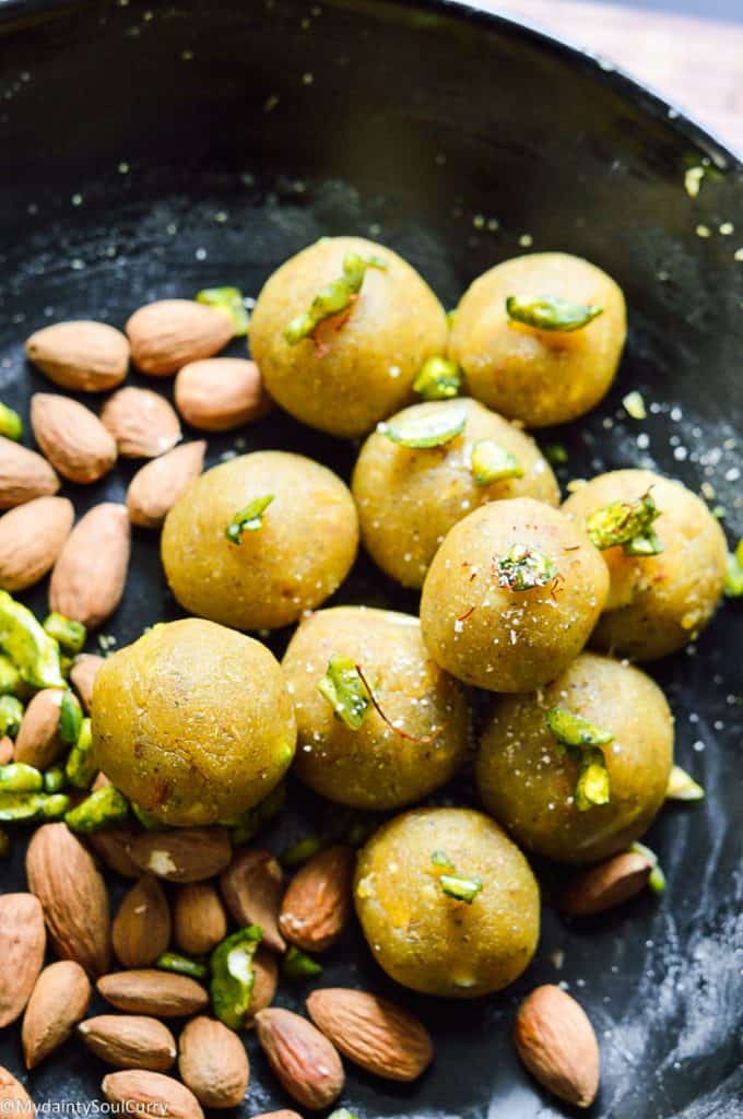 Thandai Keto Ladoo