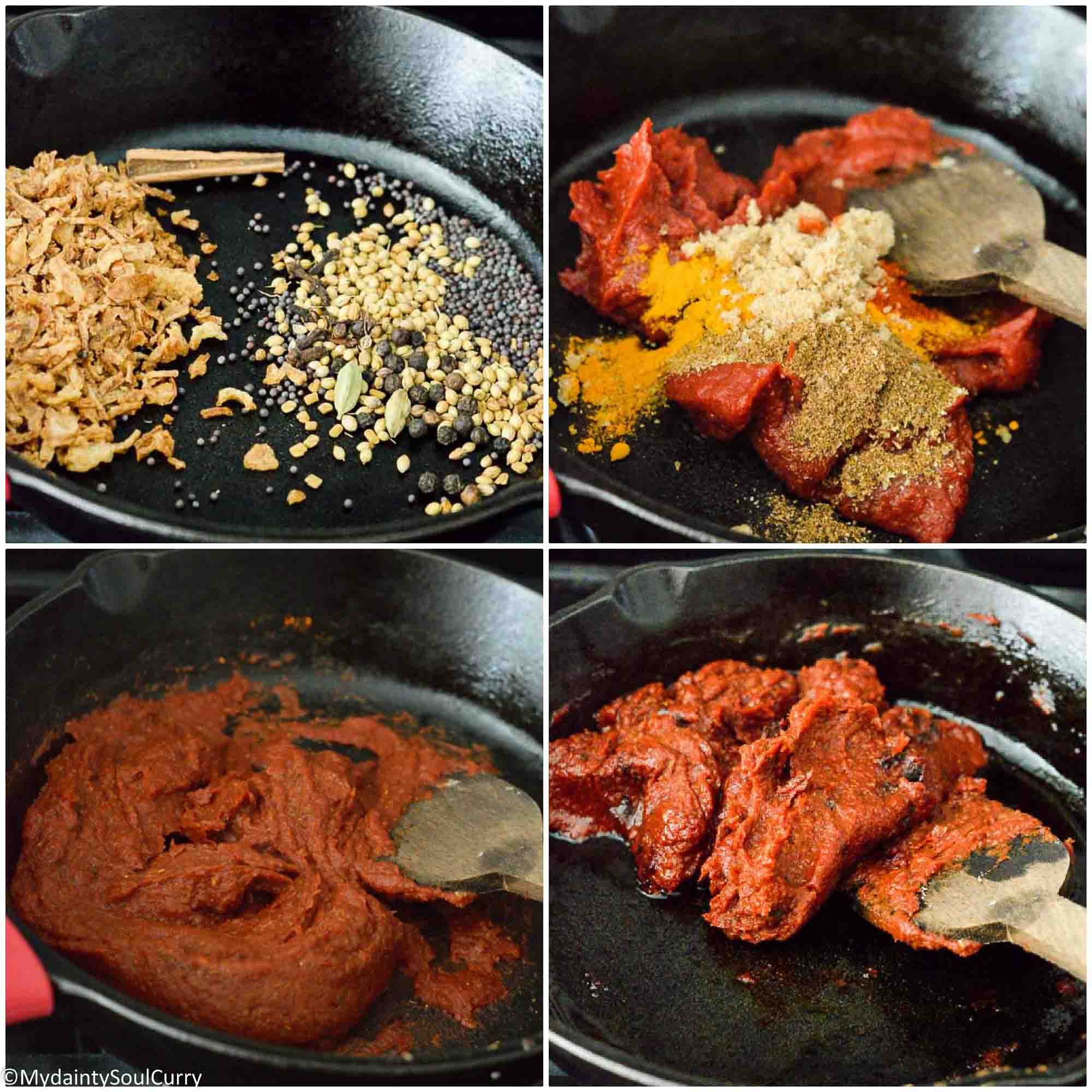 Vindaloo Curry with soy curls and homemade vindaloo paste