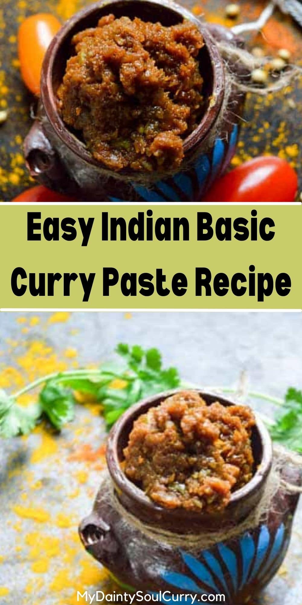 Indian Basic Curry Paste Easy, Healthy & Vegan Recipe