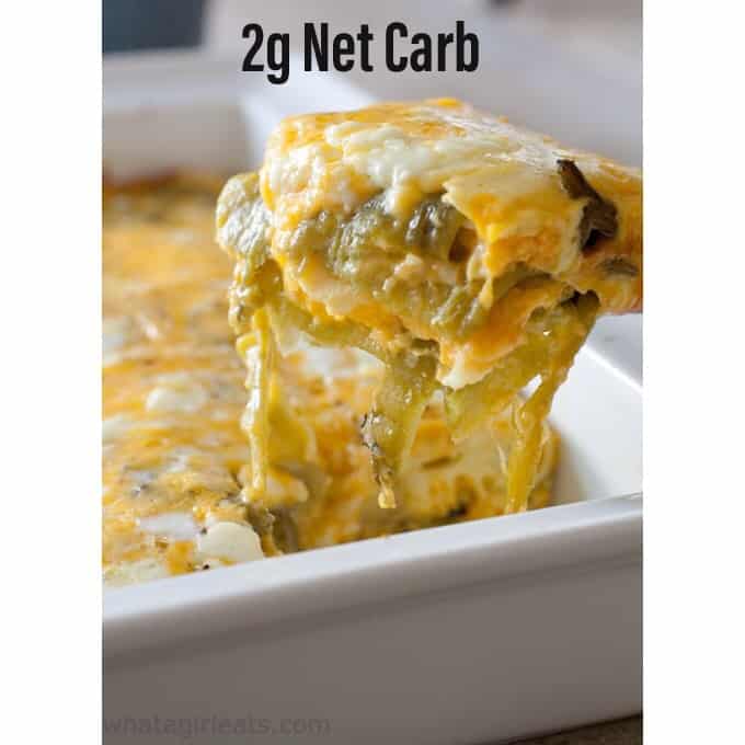 low-carb chile casserole