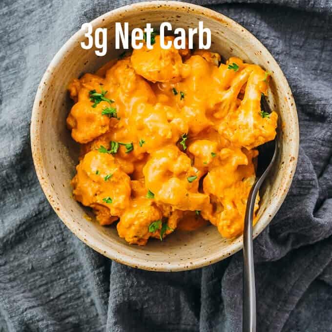 Keto veg recipes - cauliflower curry