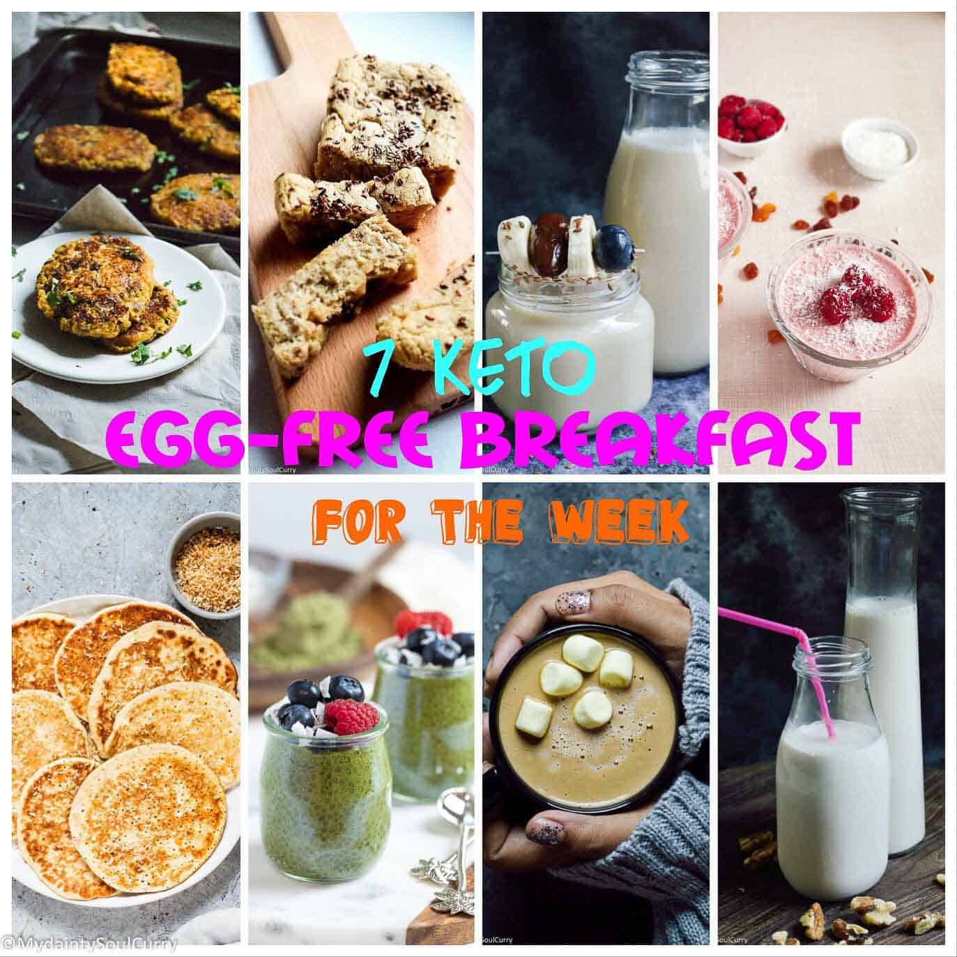 7 Keto Breakfast No Eggs Recipes - My Dainty Soul Curry