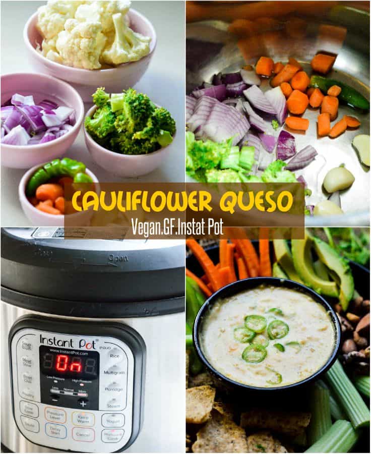 Vegan cauliflower queso