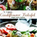 Cauliflower falafel, ready in 30 minutes. It's vegan, keto and #easyrecipe #instantpotrecipes #veganrecipes #veganketo #mydaintysoulcurry