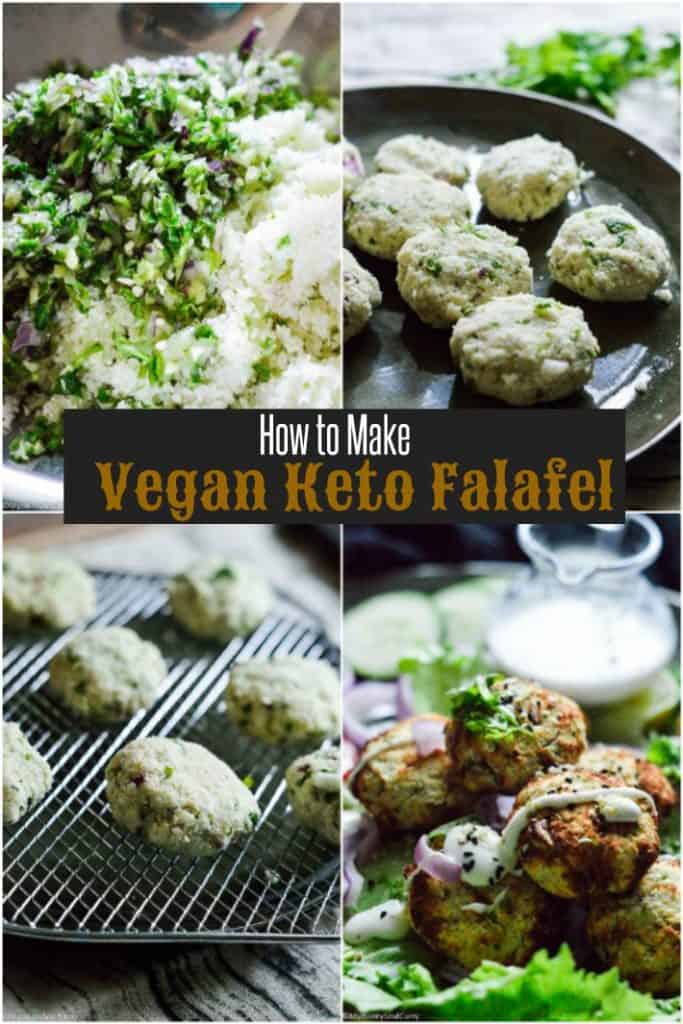 How to make vegan keto falafel