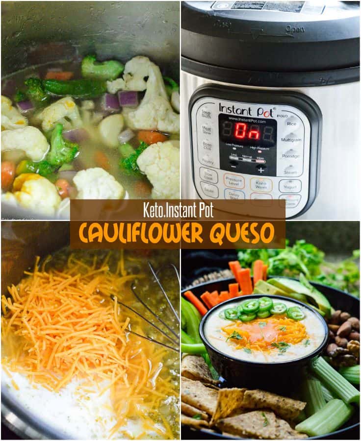 Instant pot cauliflower queso