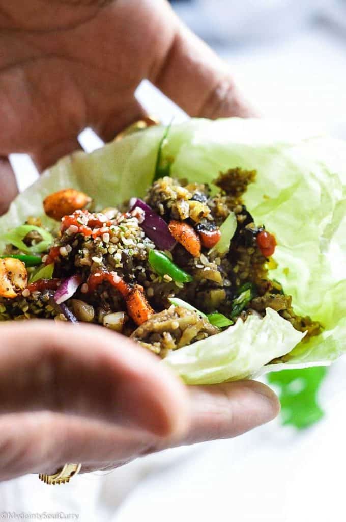 cauliflower lettuce wrap recipe in instant pot