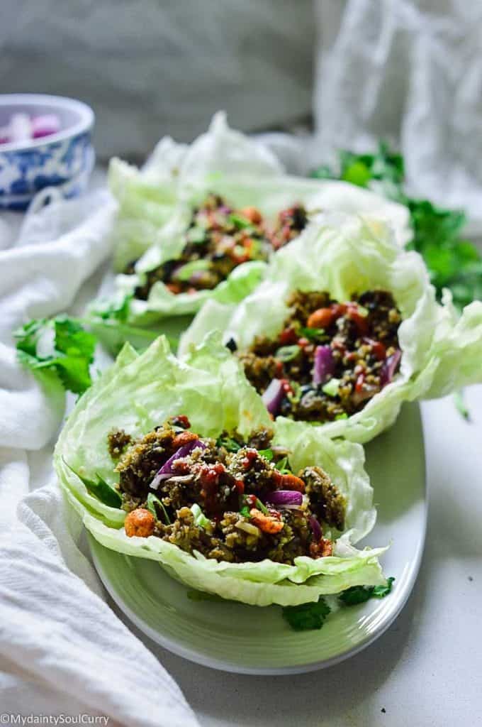 Cauliflower lettuce wrap in instant pot