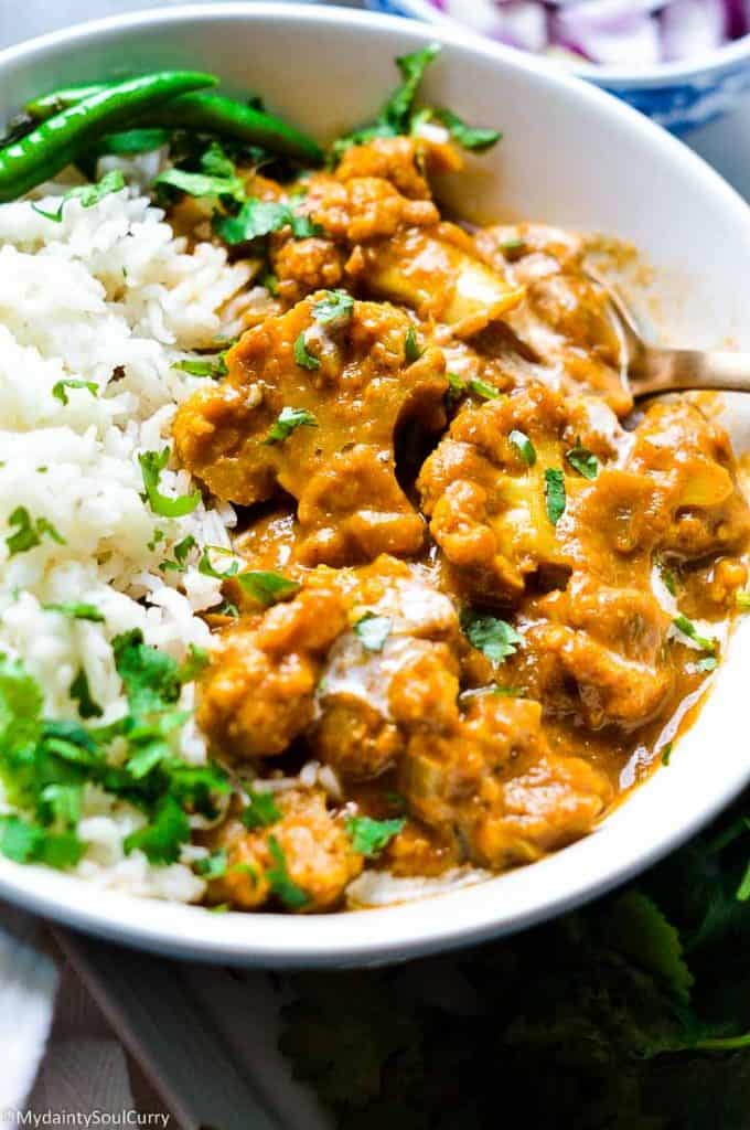 Easy instant pot cauliflower tikka masala