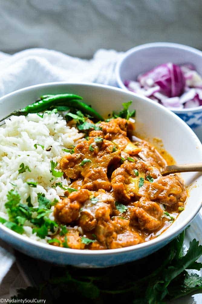 Instant pot cauliflower Tikka masala