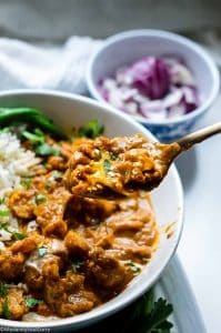 Tikka masala with caulflower