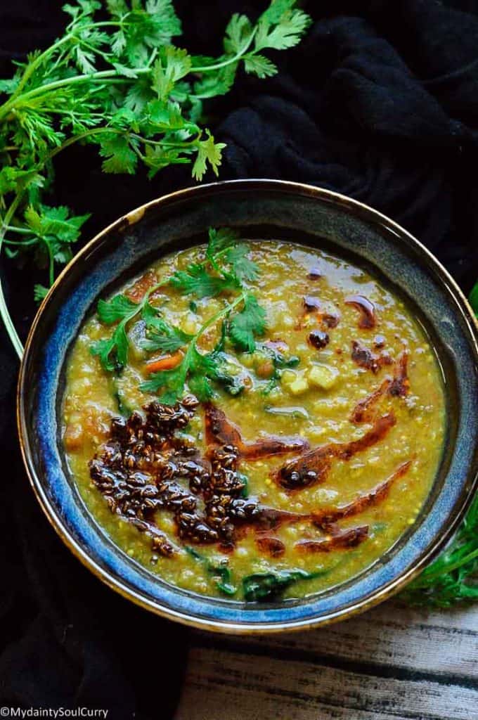 red lentil coconut curry