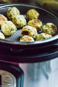 easy vegan keto cauliflower falafels in instantpot