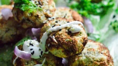 Vegan keto falafel