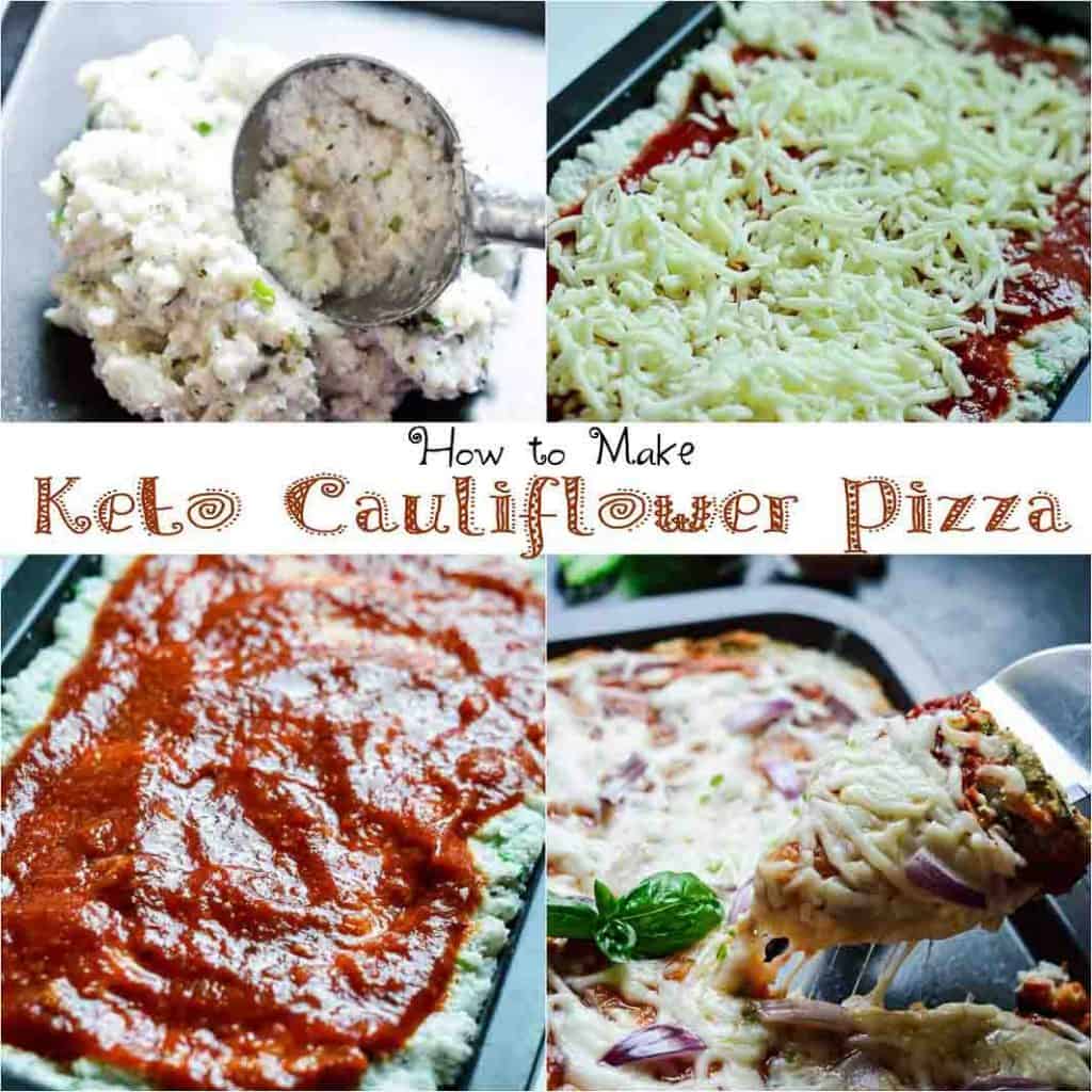 How to make keto cauliflower pizza crust without eggs