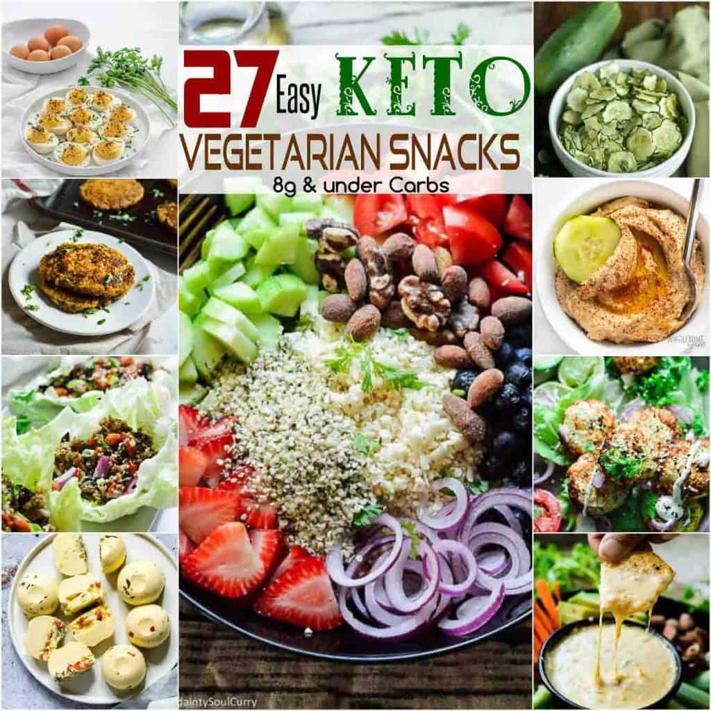 27 keto vegetarain snacks