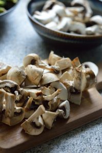 sliced mushrooms for saute