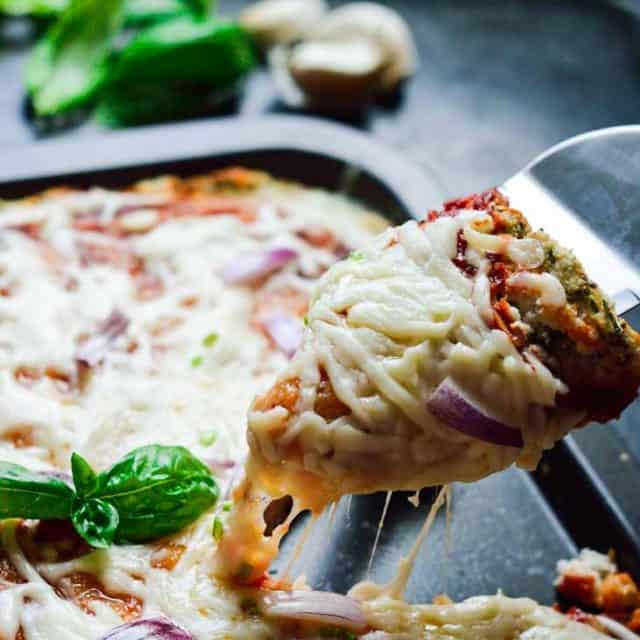 Keto Cauliflower Pizza Recipe My Dainty Soul Curry