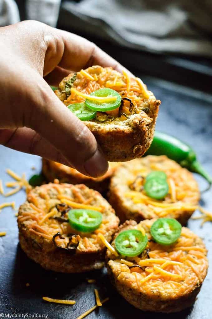 keto jalapeno cheddar muffins