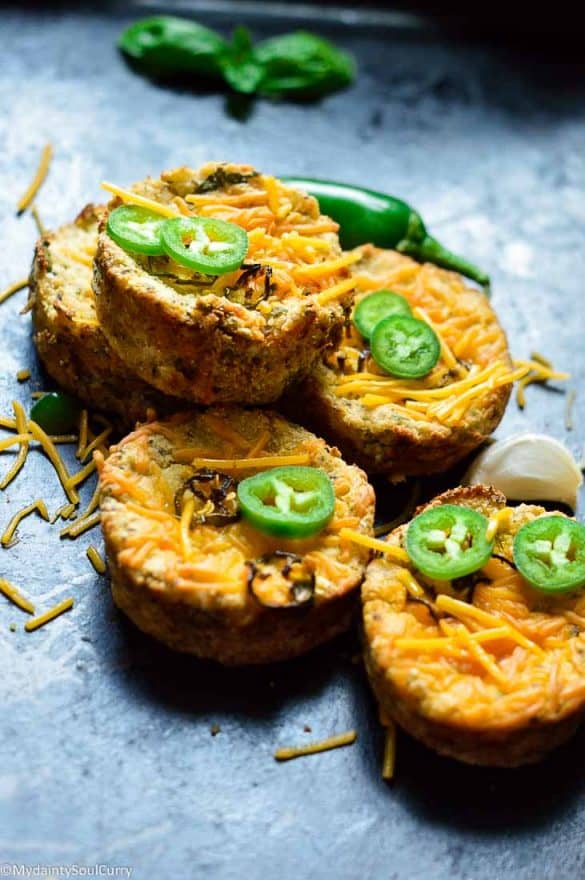 Keto Jalapeno Cheddar Muffins My Dainty Soul Curry