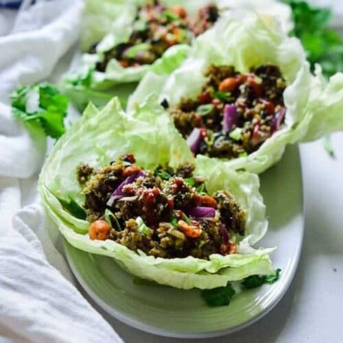 Cauliflower lettuce wraps