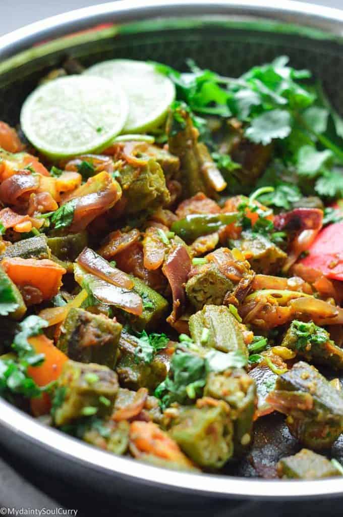 Easy Okra Indian Style