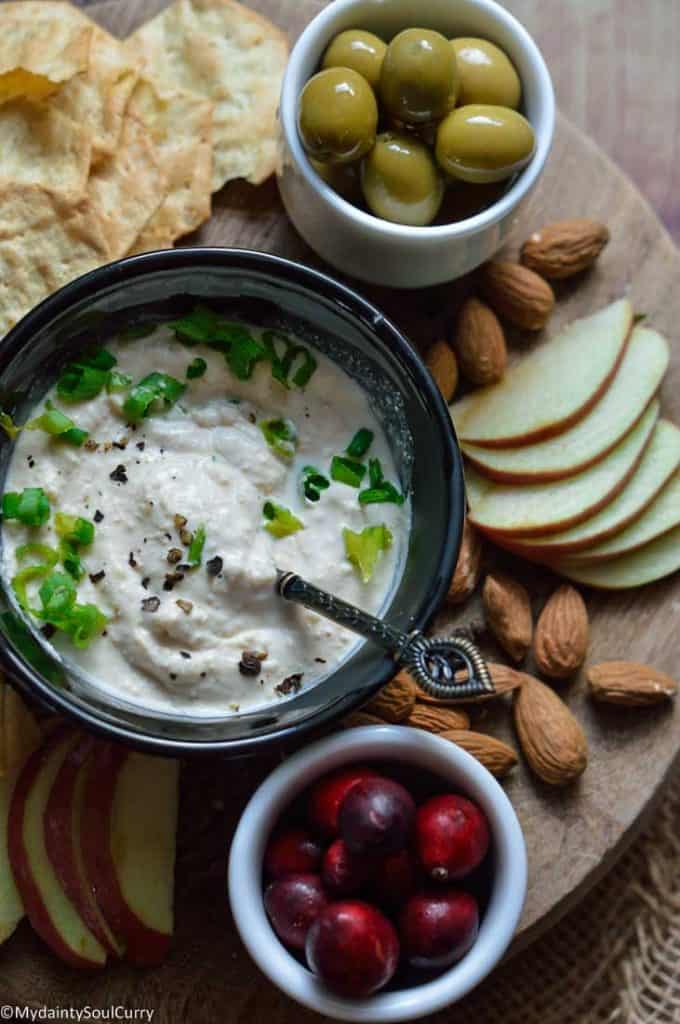 Vegan cheese platter