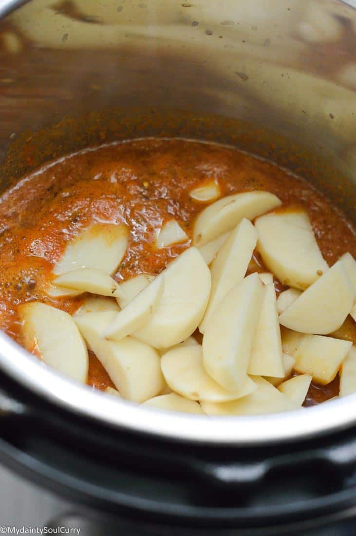 Indian Potato Curry - My Dainty Soul Curry