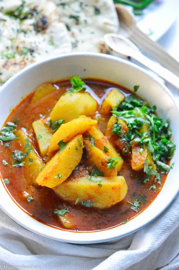 Indian Potato Curry - My Dainty Soul Curry