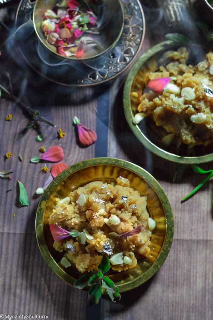 Almond Halwa easy