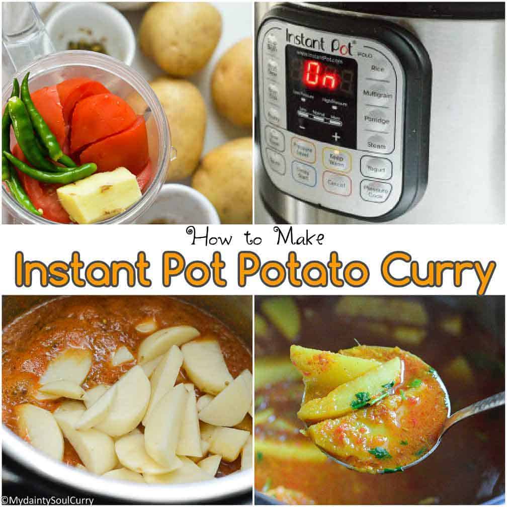 Instant Pot curried potato