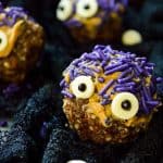 Easy Halloween Monster with date energy balls