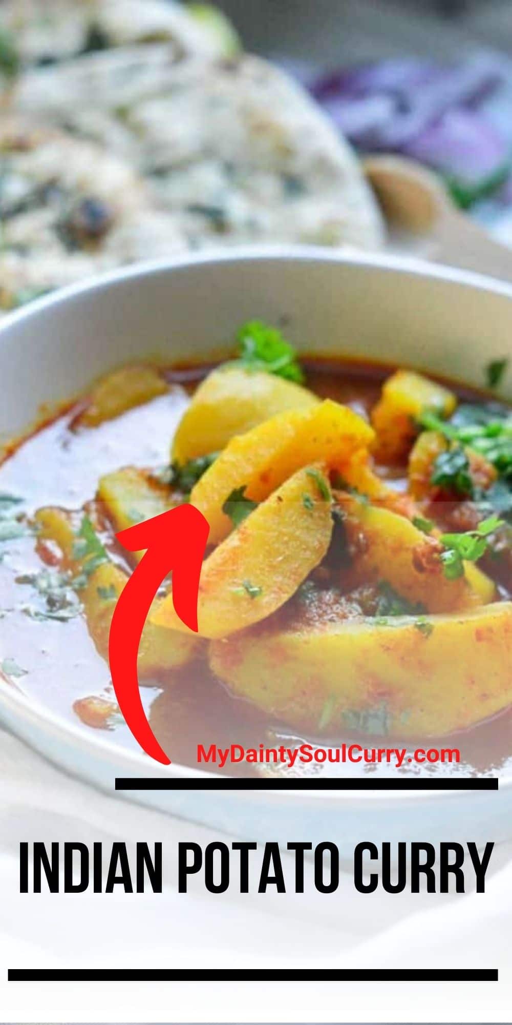 Indian Potato Curry - My Dainty Soul Curry