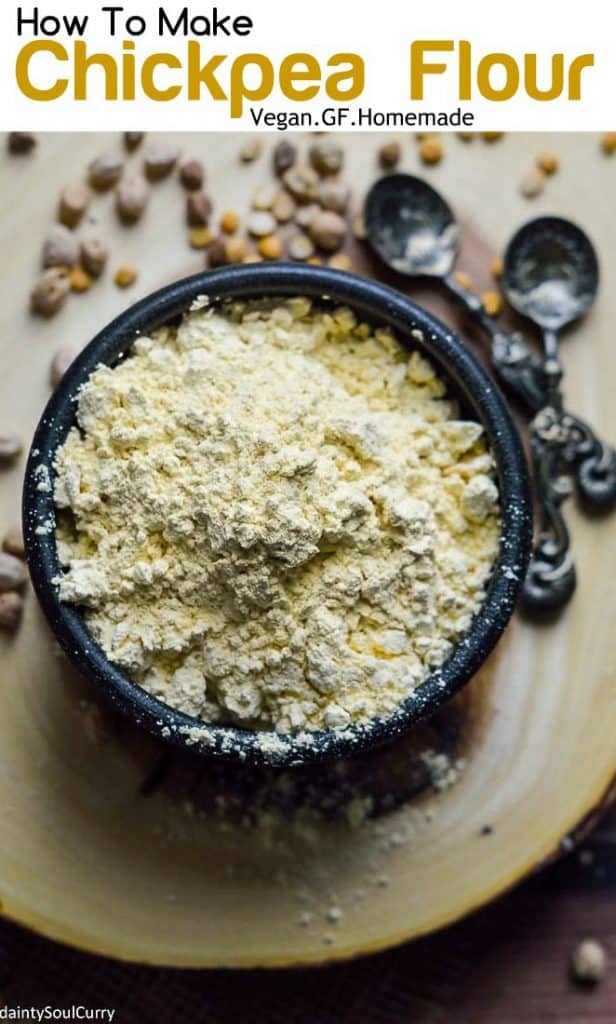 Easy homemade chickpea flour