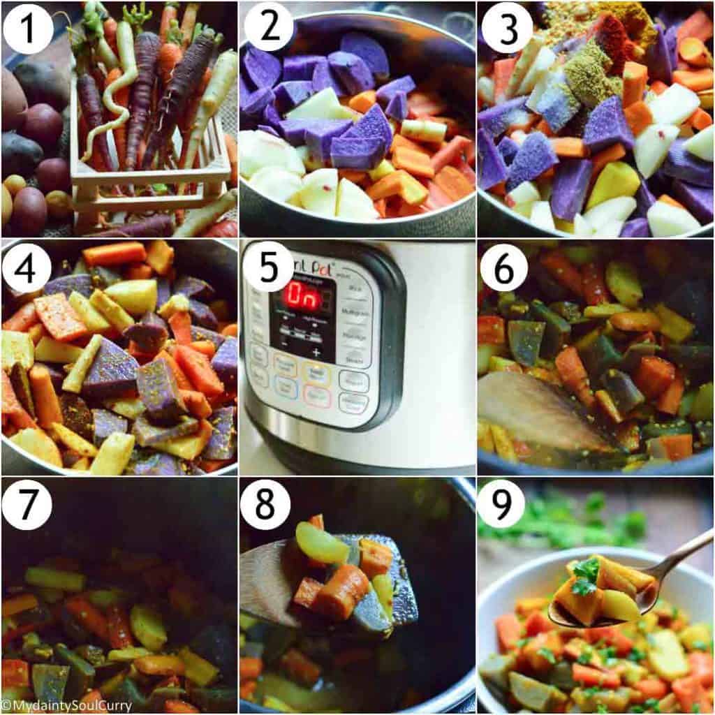 How to make instant pot carrots and potatoes