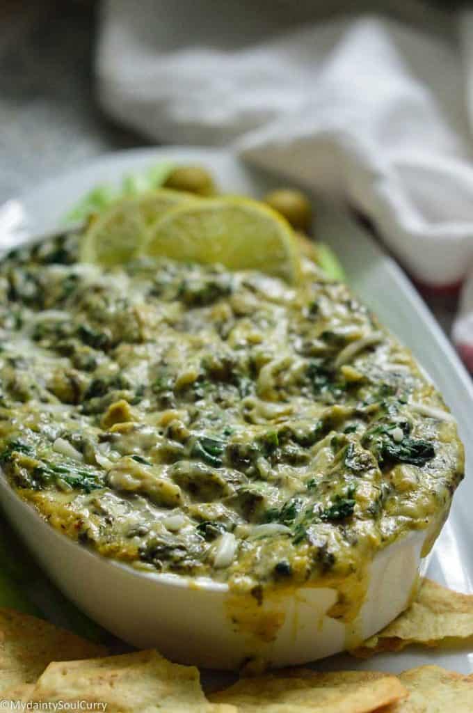 cheesy spinach dip