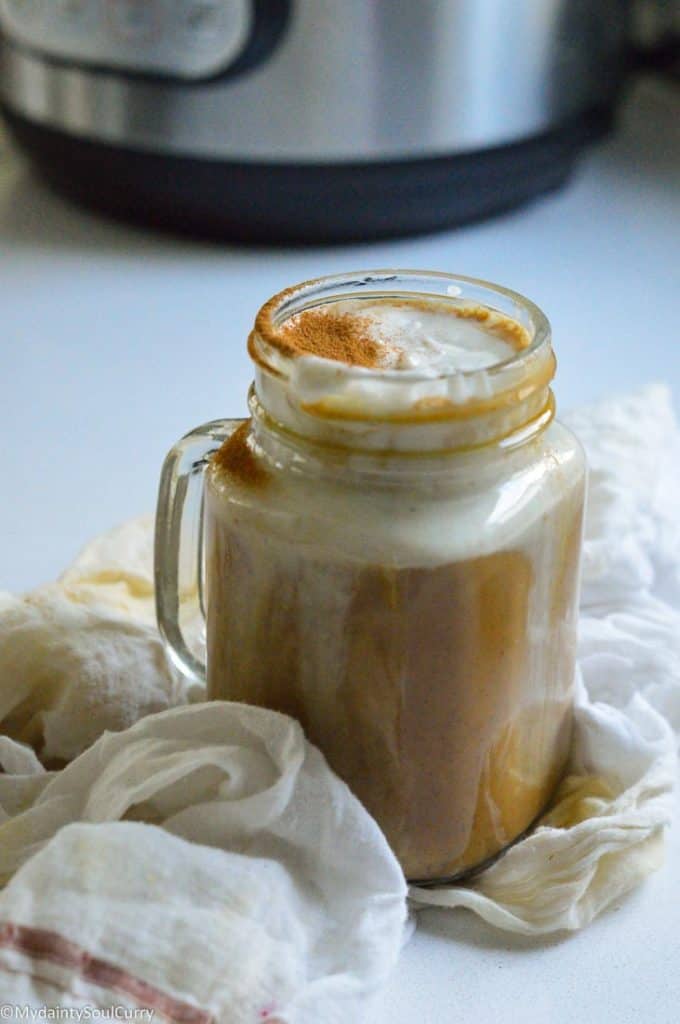 Instant pot pumpkin latte